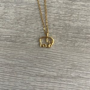 Gold Elephant Necklace